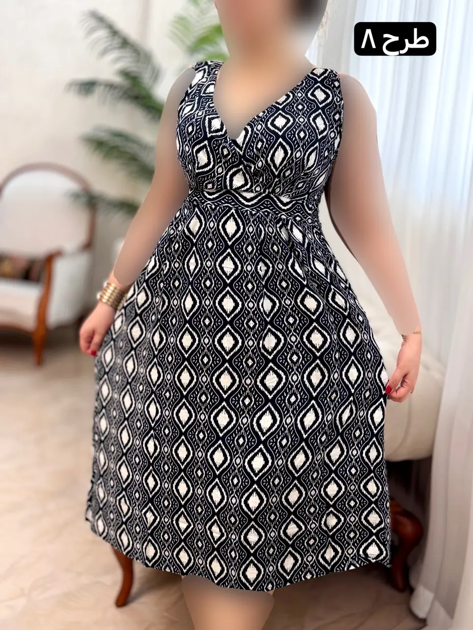 پیراهن نخی رستاک 3174